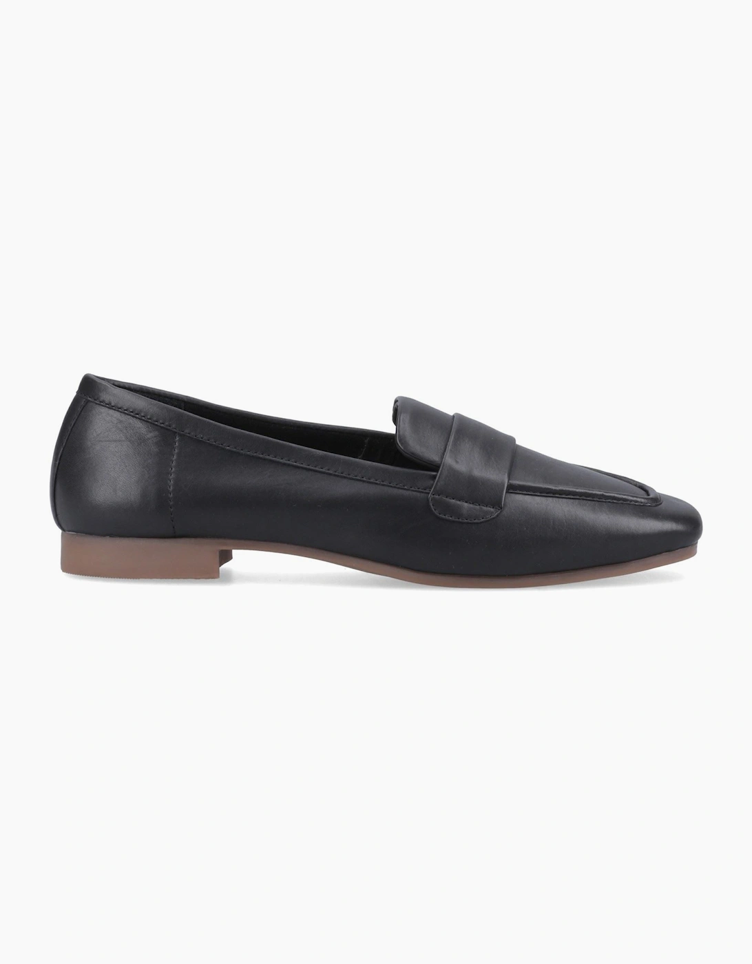 Hush Puppies Sutton Leather Women's Black Loafers