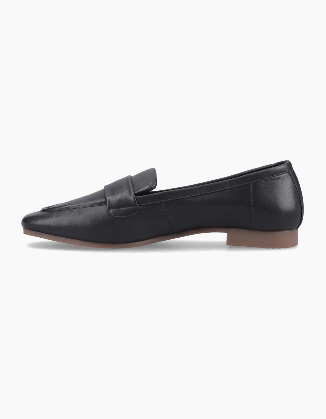 Hush Puppies Sutton Leather Women's Black Loafers