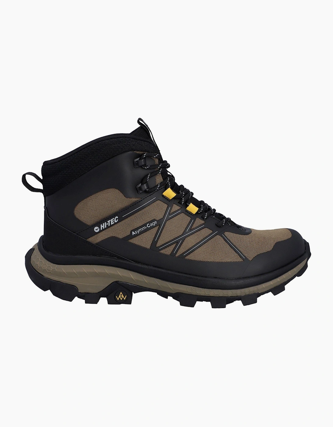 Hi-Tec Infuse Mid Polyester Men's Black/Walnut/Artisans Gold Hiking Boots