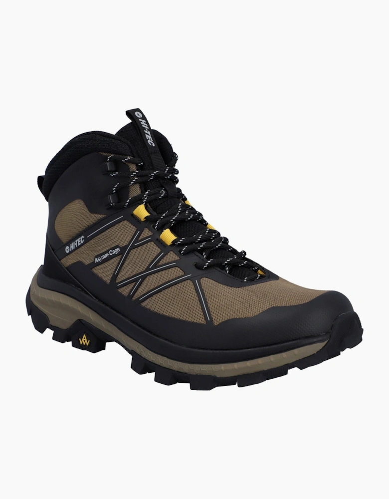 Hi-Tec Infuse Mid Polyester Men's Black/Walnut/Artisans Gold Hiking Boots