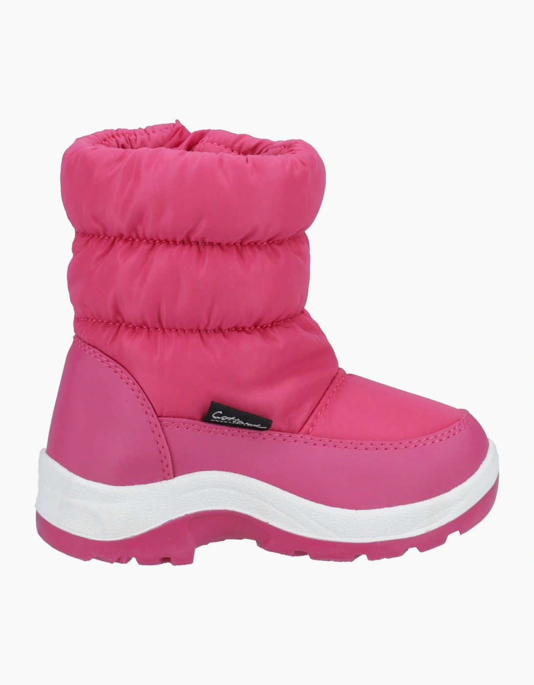 Cotswold Tirely Textile Pink Wellington Boots