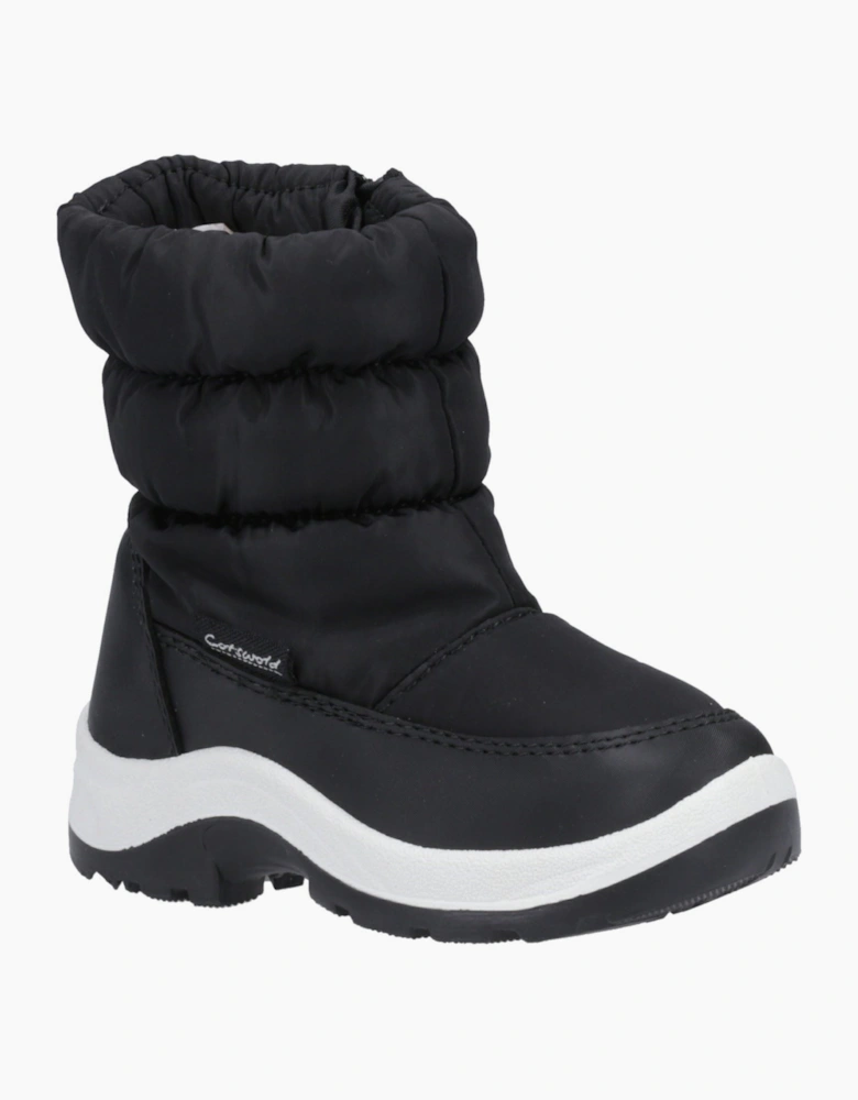 Cotswold Tirely Textile Black Wellington Boots