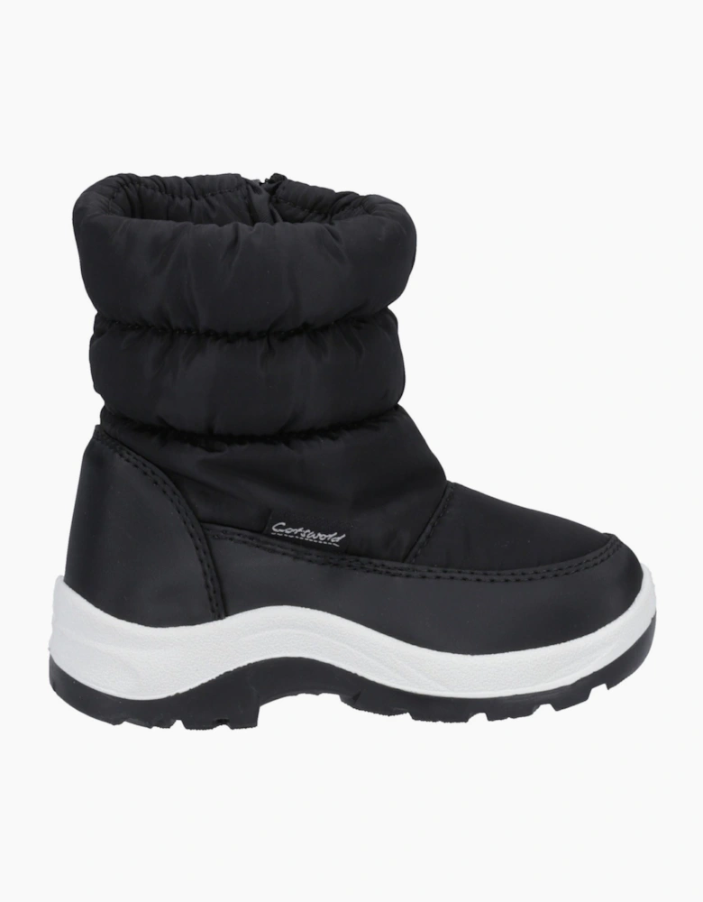 Cotswold Tirely Textile Black Wellington Boots