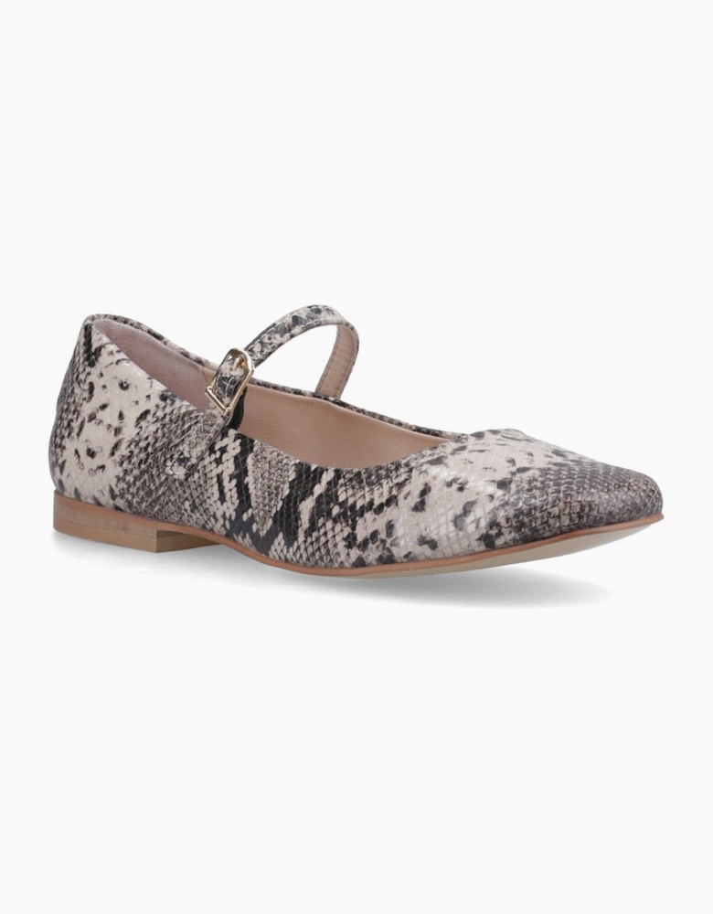 Hush Puppies Pasha Leather Women's Snake Flats