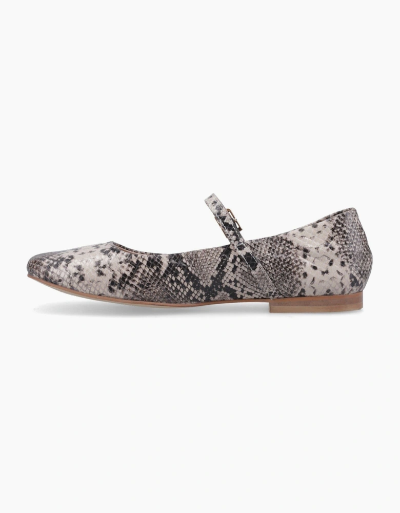 Hush Puppies Pasha Leather Women's Snake Flats
