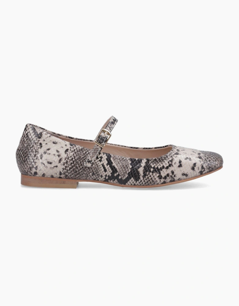 Hush Puppies Pasha Leather Women's Snake Flats