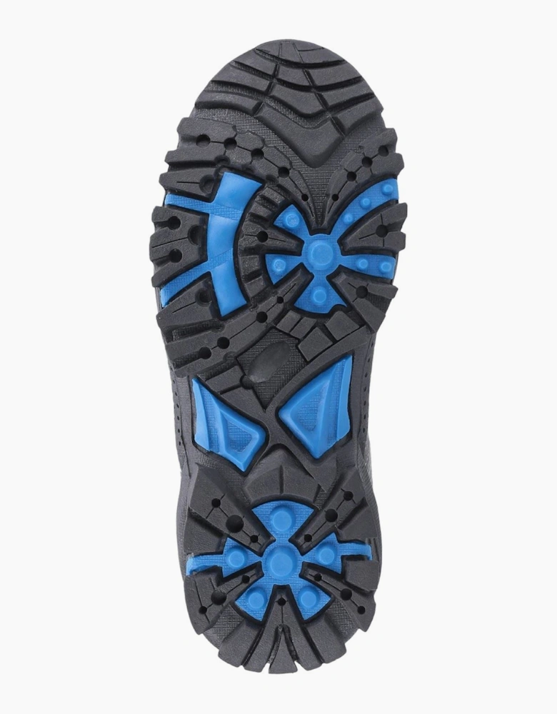 Cotswold Littledean Nylon Boy's Blue/Grey Hiking Shoes