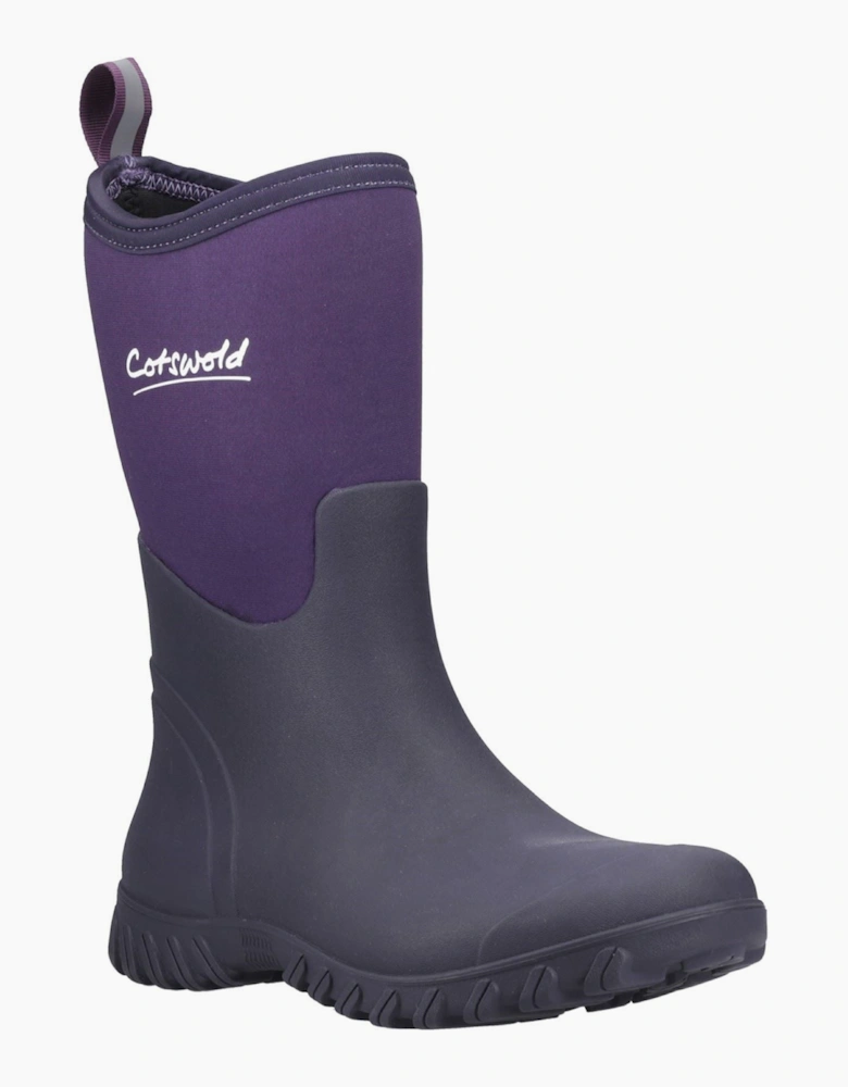Cotswold Ashmead Rubber Women's Purple Wellington Boots