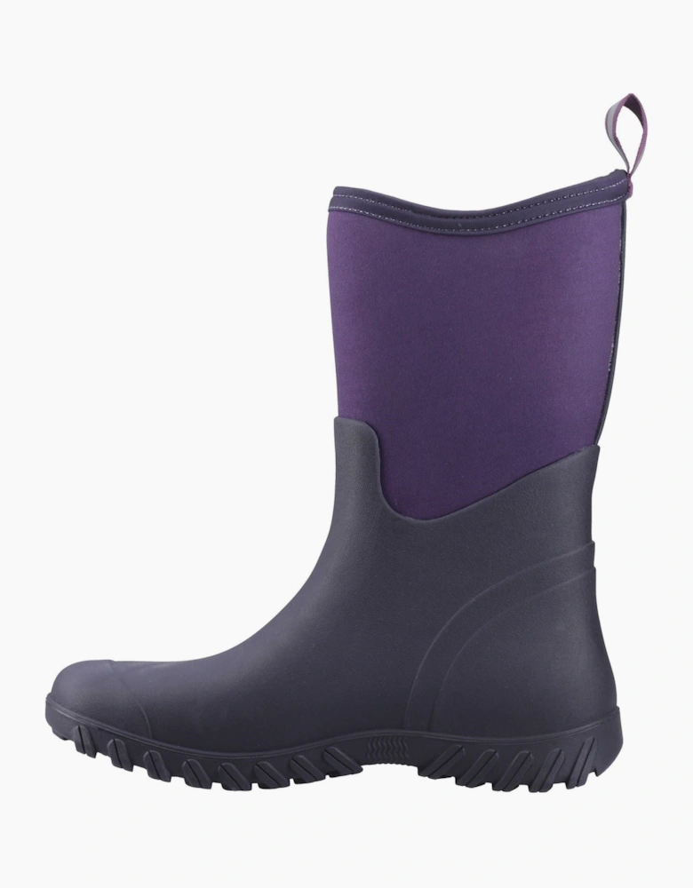 Cotswold Ashmead Rubber Women's Purple Wellington Boots