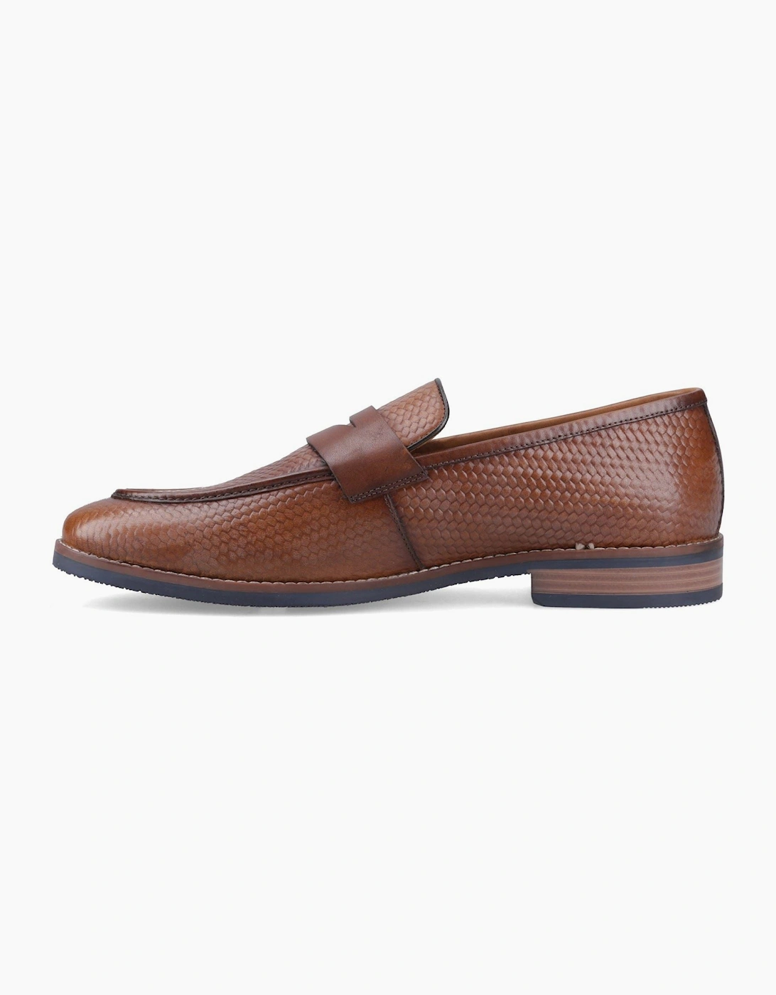 Hush Puppies Mitchell Leather Men's Tan Loafers