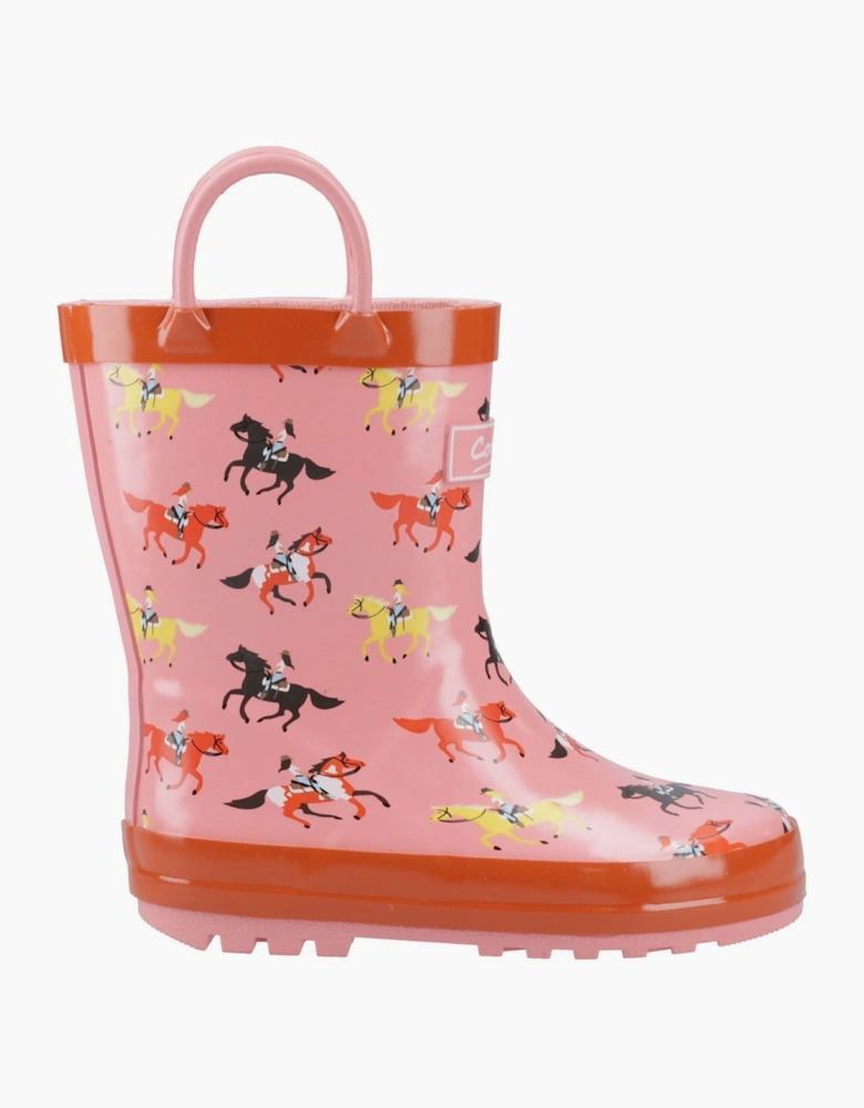 Cotswold Puddle Rubber Unisex Kid's Horses Wellington Boots