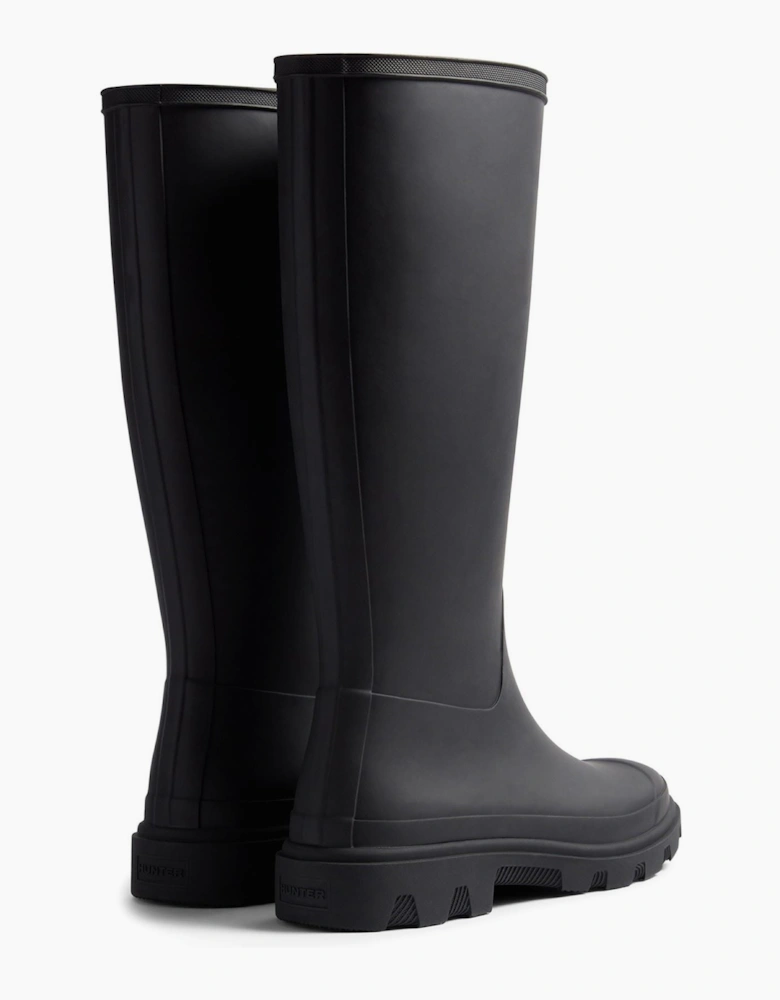 Hunter Downpour Tall Rubber Men's Black Wellington Boots