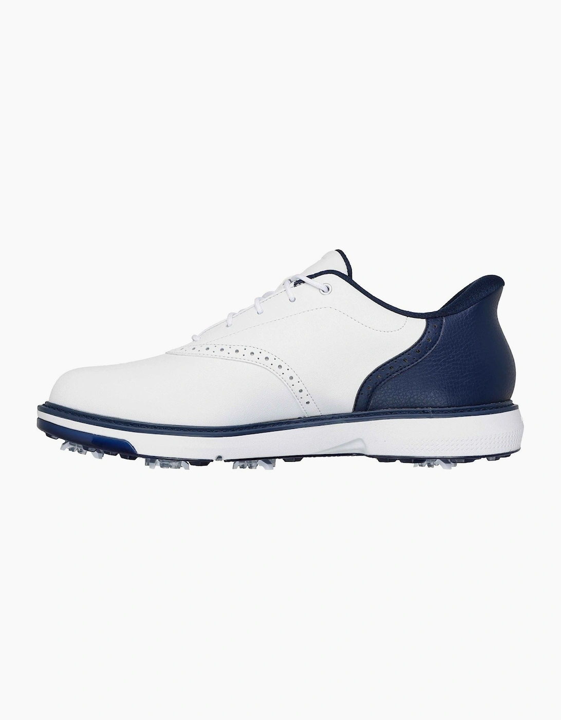 Skechers GO Golf Prestige Leather Men's White/Navy Golf Shoes