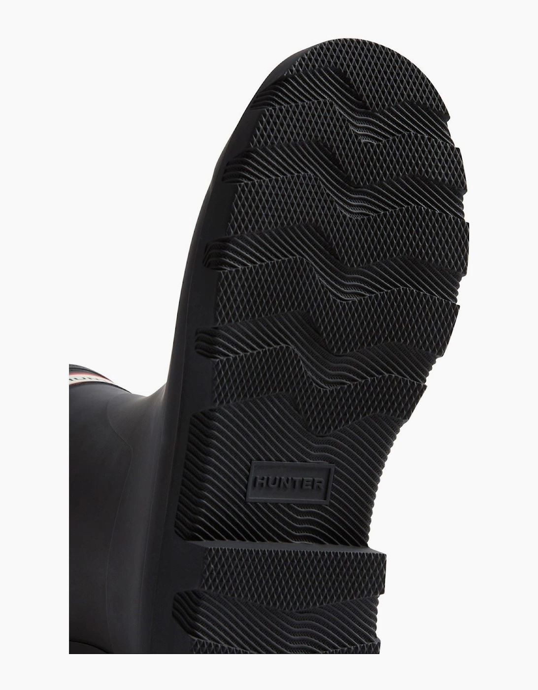 Hunter Downpour Short Rubber Men's Black Wellington Boots