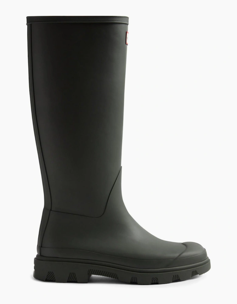 Hunter Downpour Tall Rubber Men's Dark Olive Wellington Boots