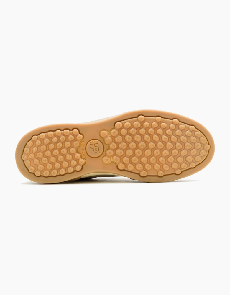 Hush Puppies Mae Leather Women's Taupe Trainers