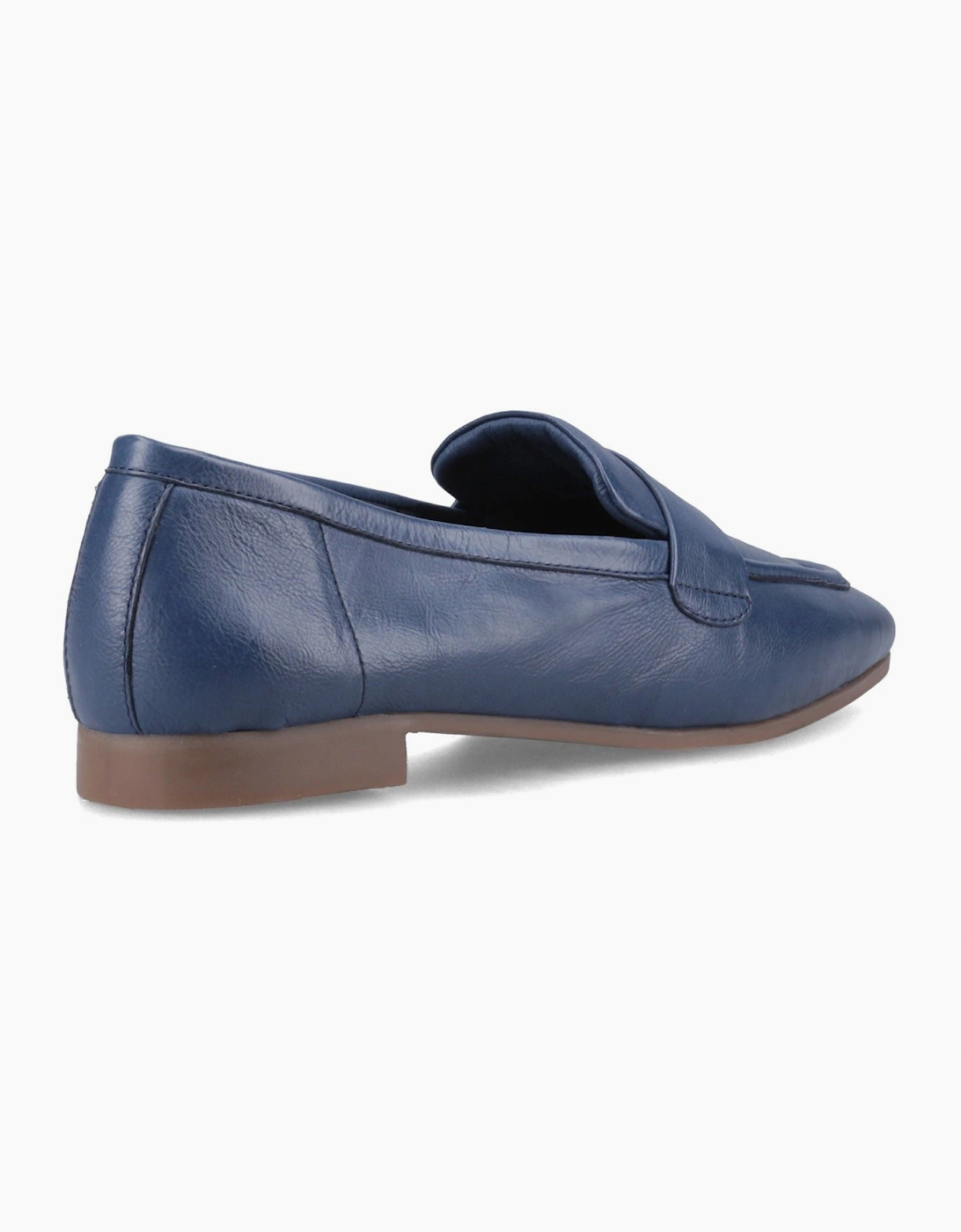 Hush Puppies Sutton Leather Women's Navy Loafers