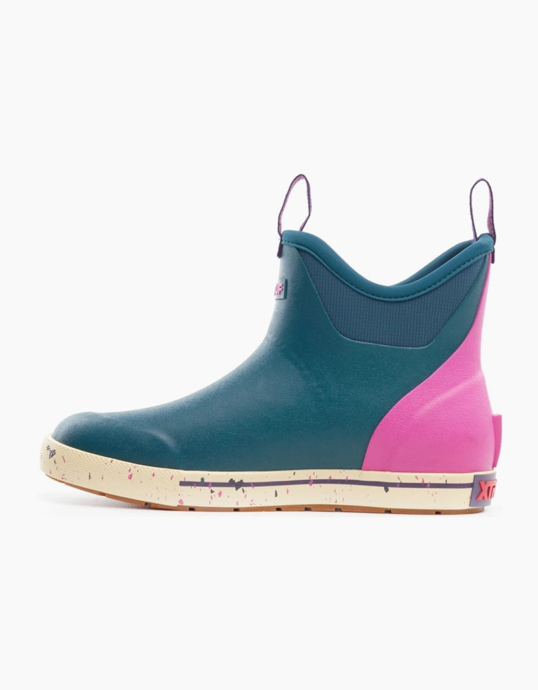 Xtratuf Ankle Deck Camp Boot Rubber Women's Teal Wellington Boots