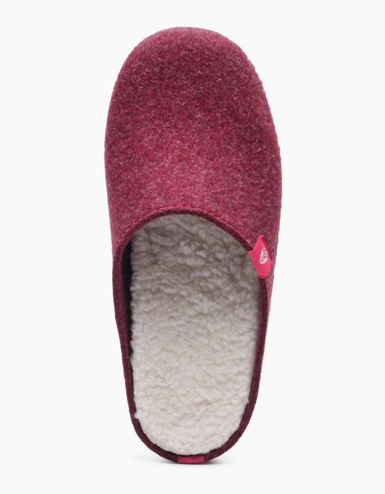 Hush Puppies The Good Slipper Polyester Women's Bordeaux Slippers
