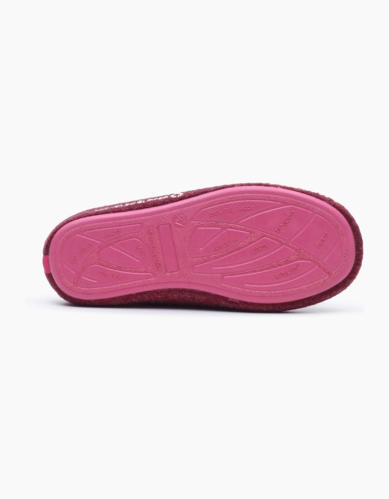 Hush Puppies The Good Slipper Polyester Women's Bordeaux Slippers