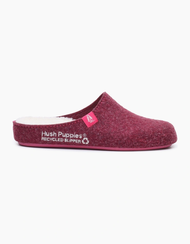 Hush Puppies The Good Slipper Polyester Women's Bordeaux Slippers