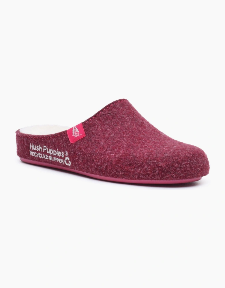 Hush Puppies The Good Slipper Polyester Women's Bordeaux Slippers