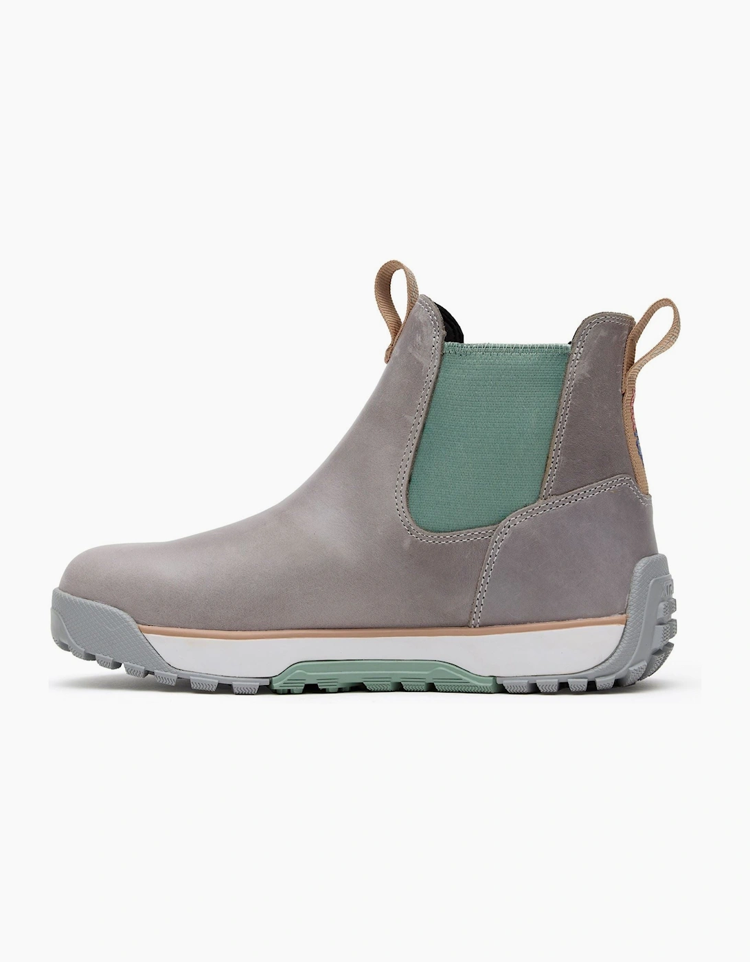 Xtratuf Ankle Deck Leather Leather Women's Grey/Iceberg Wellington Boots