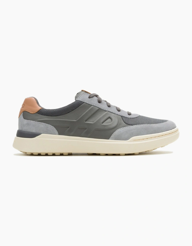 Hush Puppies Wes HP Sneaker Suede Men's Charcoal Trainers
