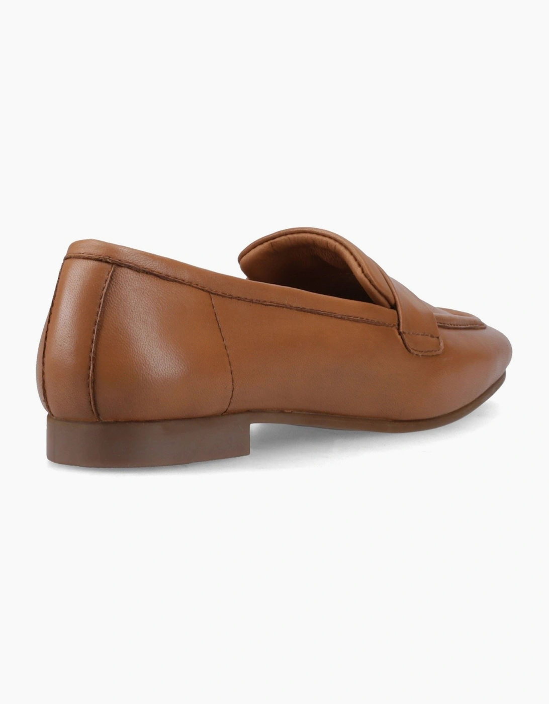 Hush Puppies Sutton Leather Women's Tan Loafers