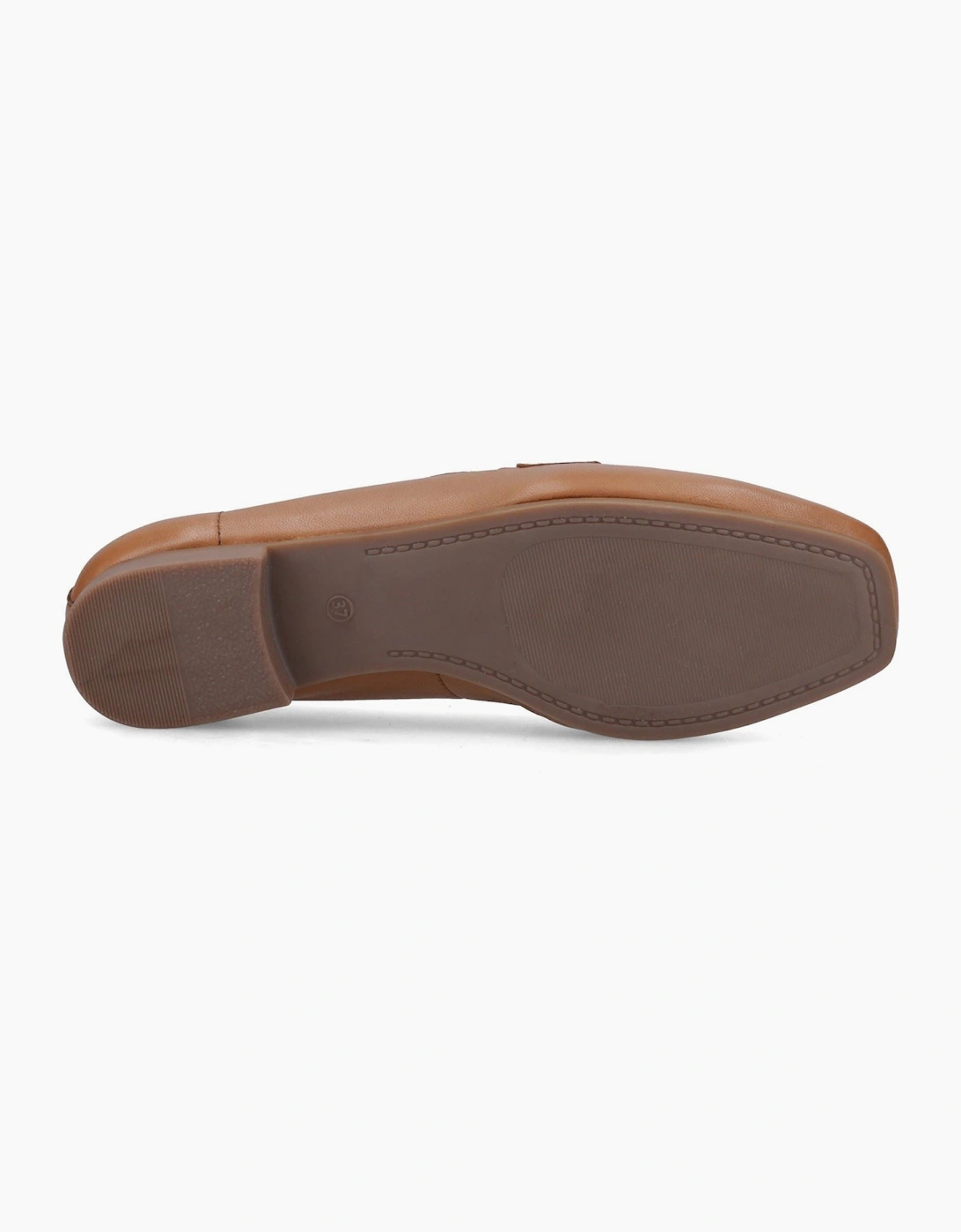 Hush Puppies Sutton Leather Women's Tan Loafers