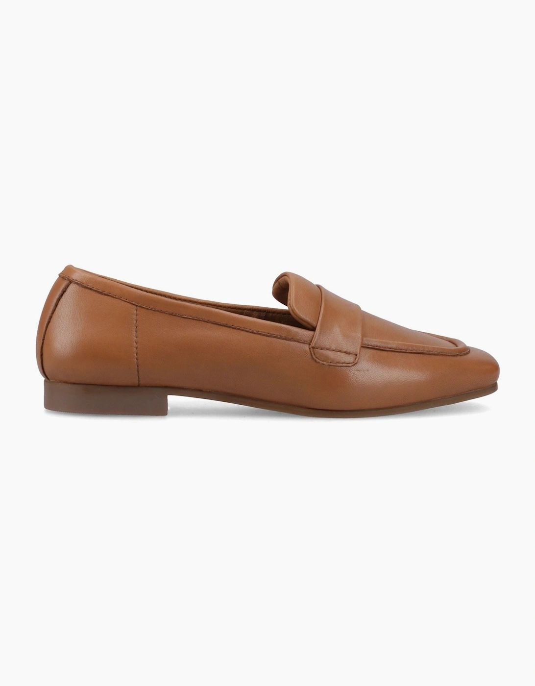 Hush Puppies Sutton Leather Women's Tan Loafers