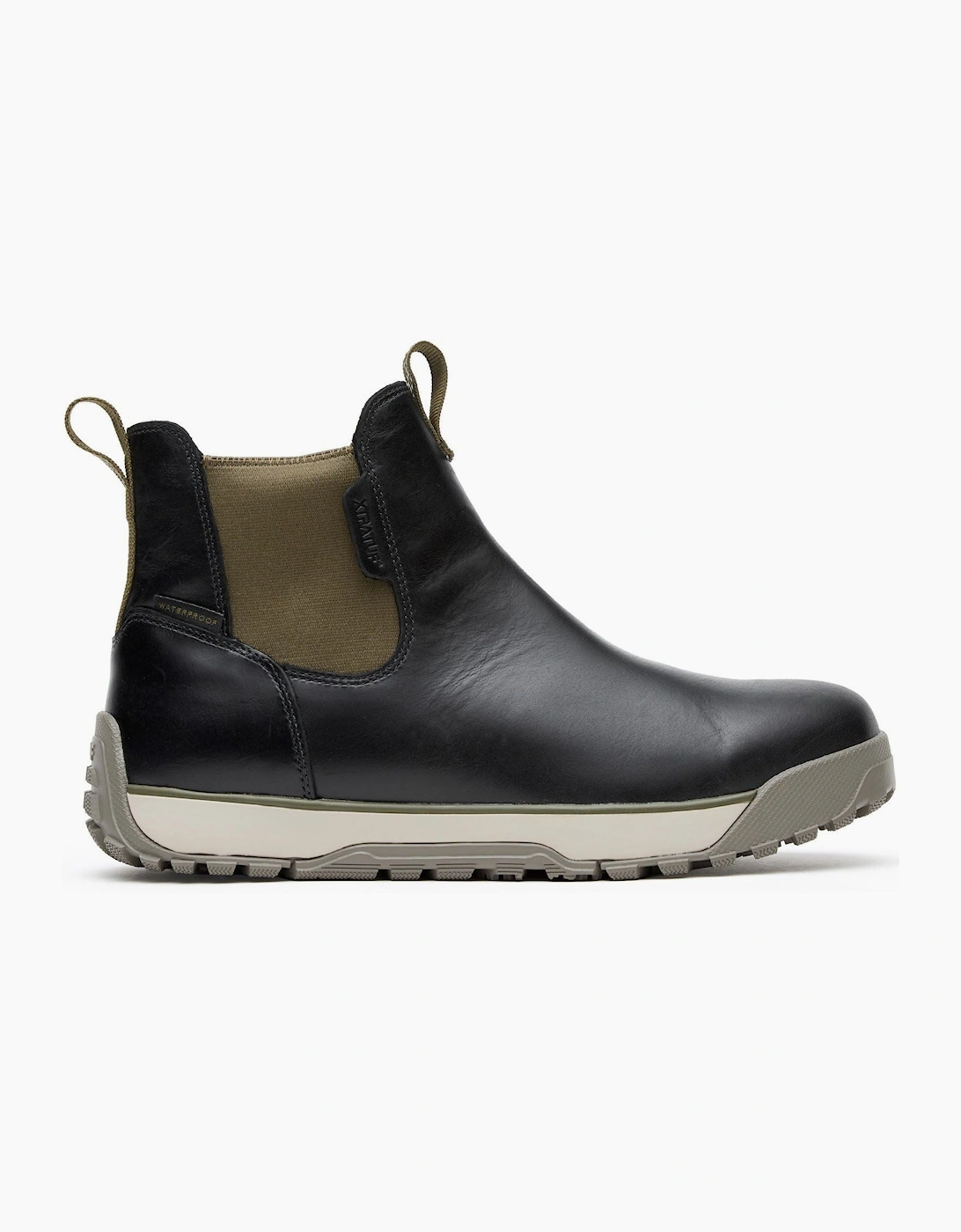 Xtratuf Ankle Deck Leather Men's Pirate Black Wellington Boots
