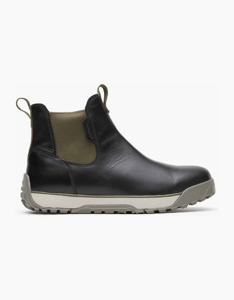 Xtratuf Ankle Deck Leather Men's Pirate Black Wellington Boots