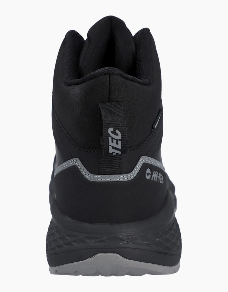 Hi-Tec Litespeed Mid Polyester Men's Black/Carbon Grey Hiking Boots