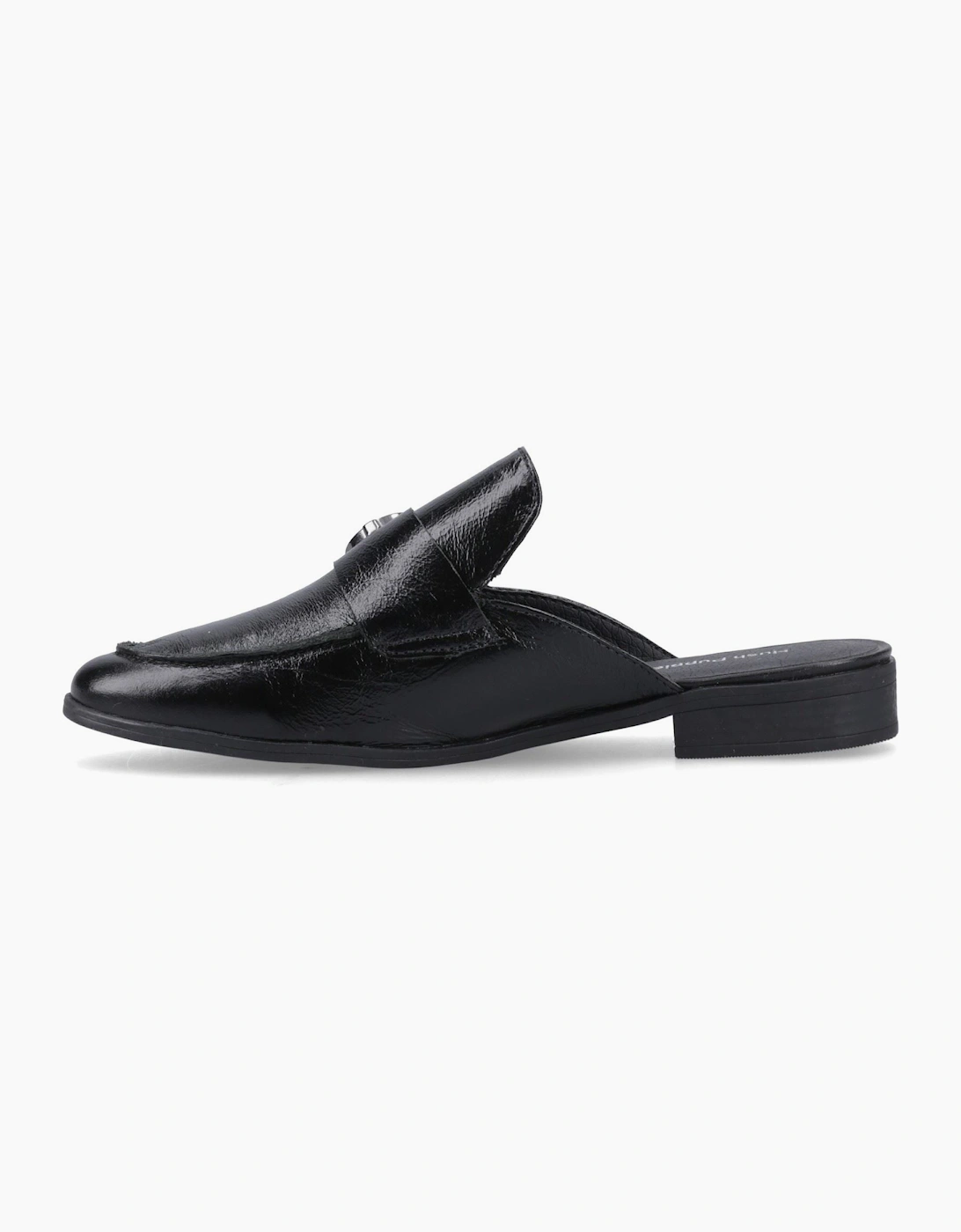 Hush Puppies Calla Leather Women's Black Mules