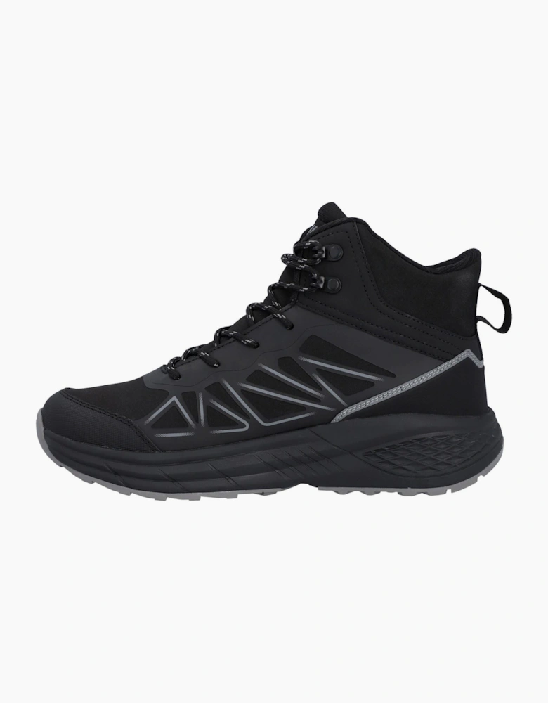 Hi-Tec Litespeed Mid Polyester Men's Black/Carbon Grey Hiking Boots