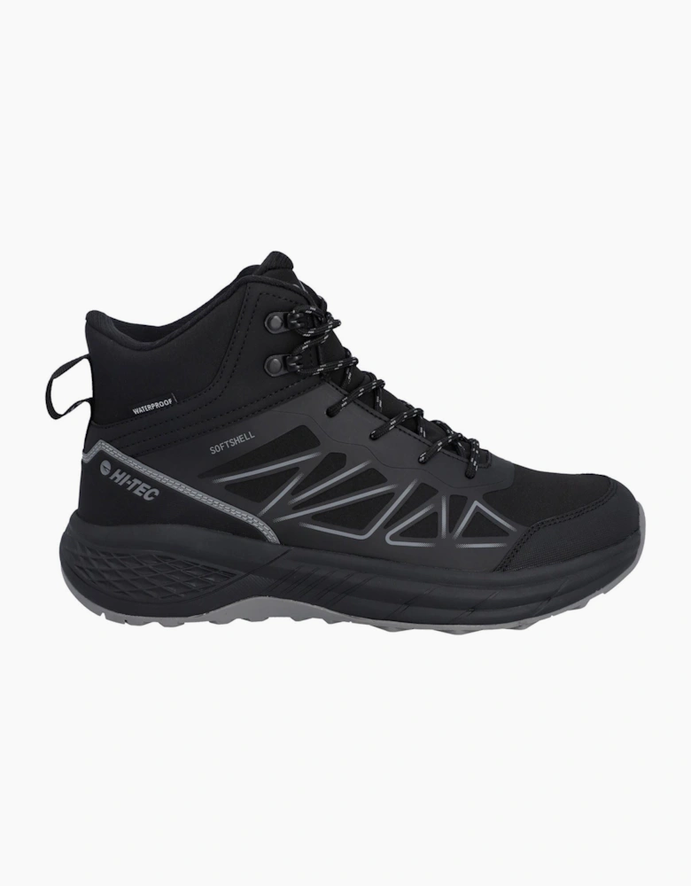Hi-Tec Litespeed Mid Polyester Men's Black/Carbon Grey Hiking Boots