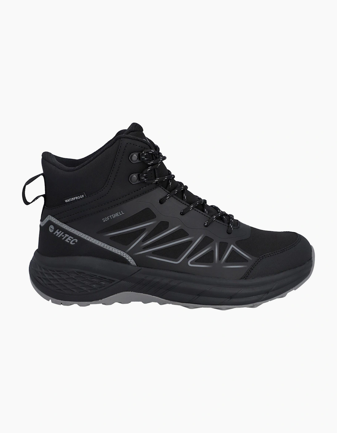 Hi-Tec Litespeed Mid Polyester Men's Black/Carbon Grey Hiking Boots