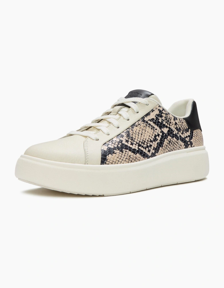Fitflop RTG Lace Up Leather Women's Hazy Taupe/Black Trainers