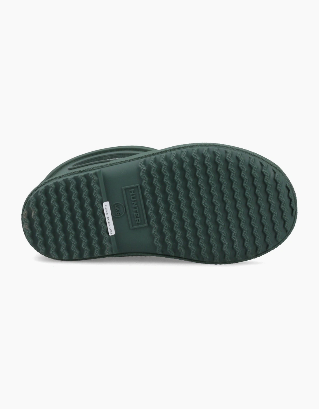 Hunter Kids 1st Pull on Rubber Unisex Kid's Hunter Green Wellington Boots
