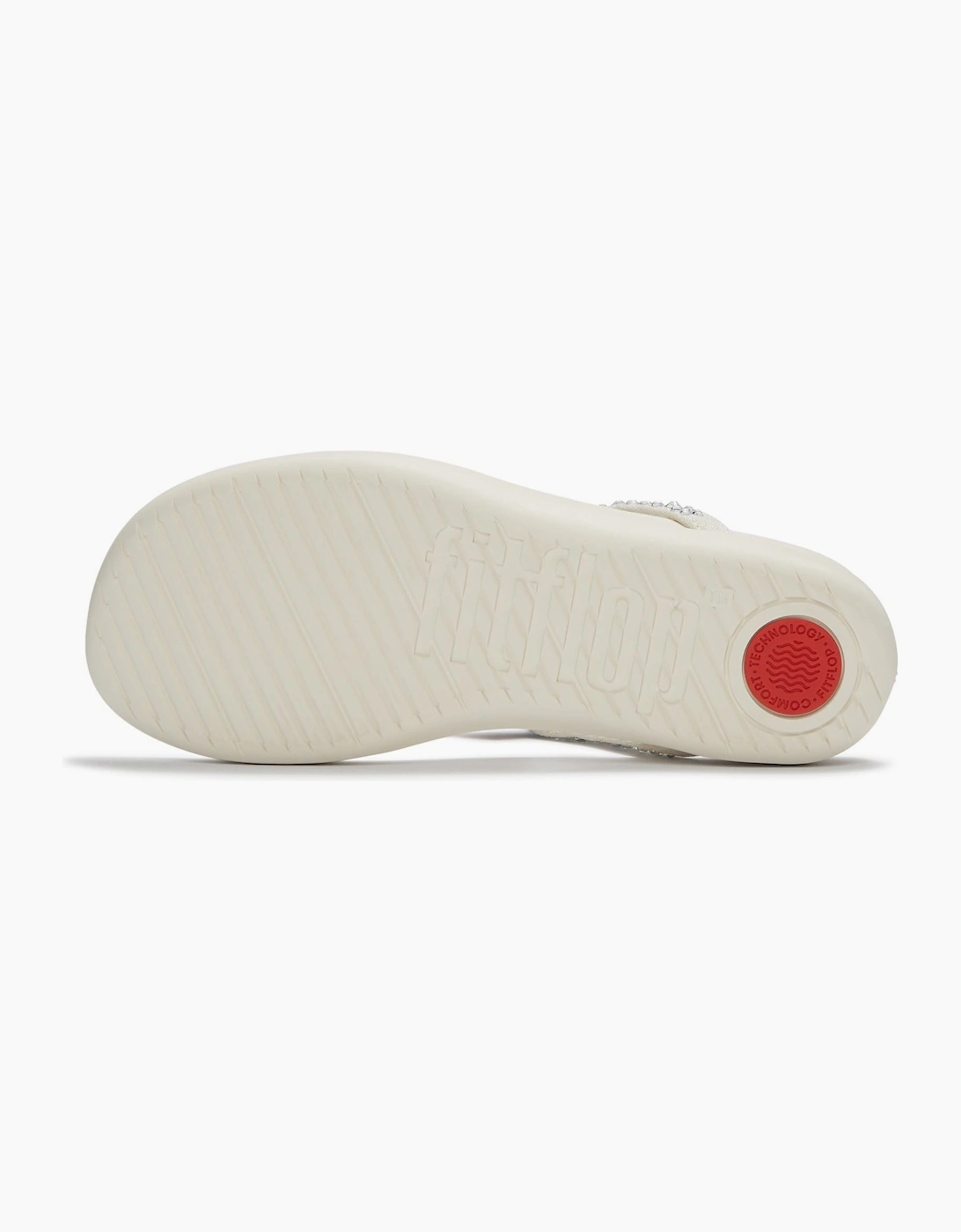Fitflop Solay Mixed-Crystal Textile Women's Cream Sandals
