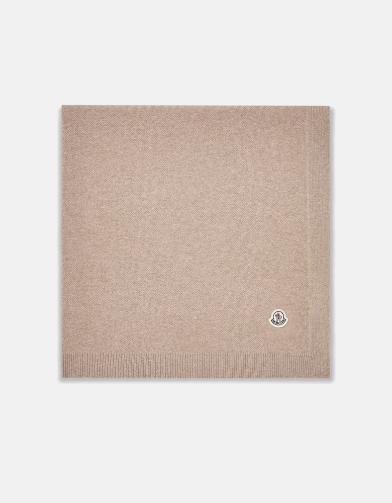 Kids Branded Blanket Beige