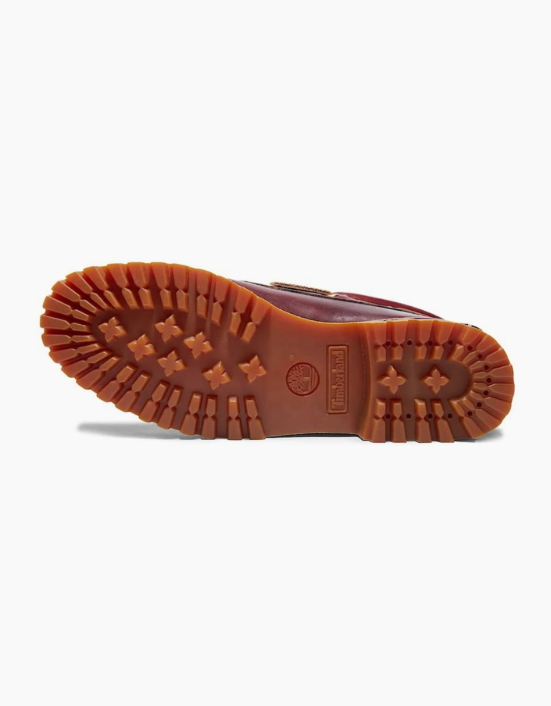 Timberland Authentic 3-Eye Lug Handsewn Burgundy Boat Shoe