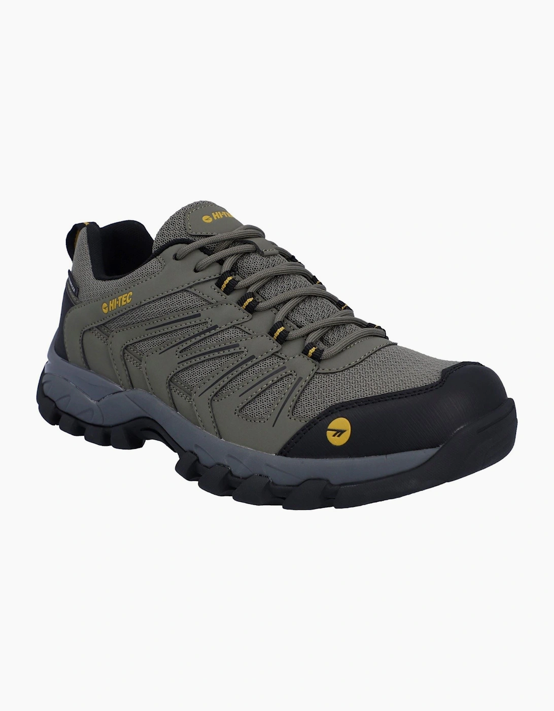 Hi-Tec Campana Low Polyurethane Men's Dusty Olive/Honey Hiking Shoes, 7 of 6