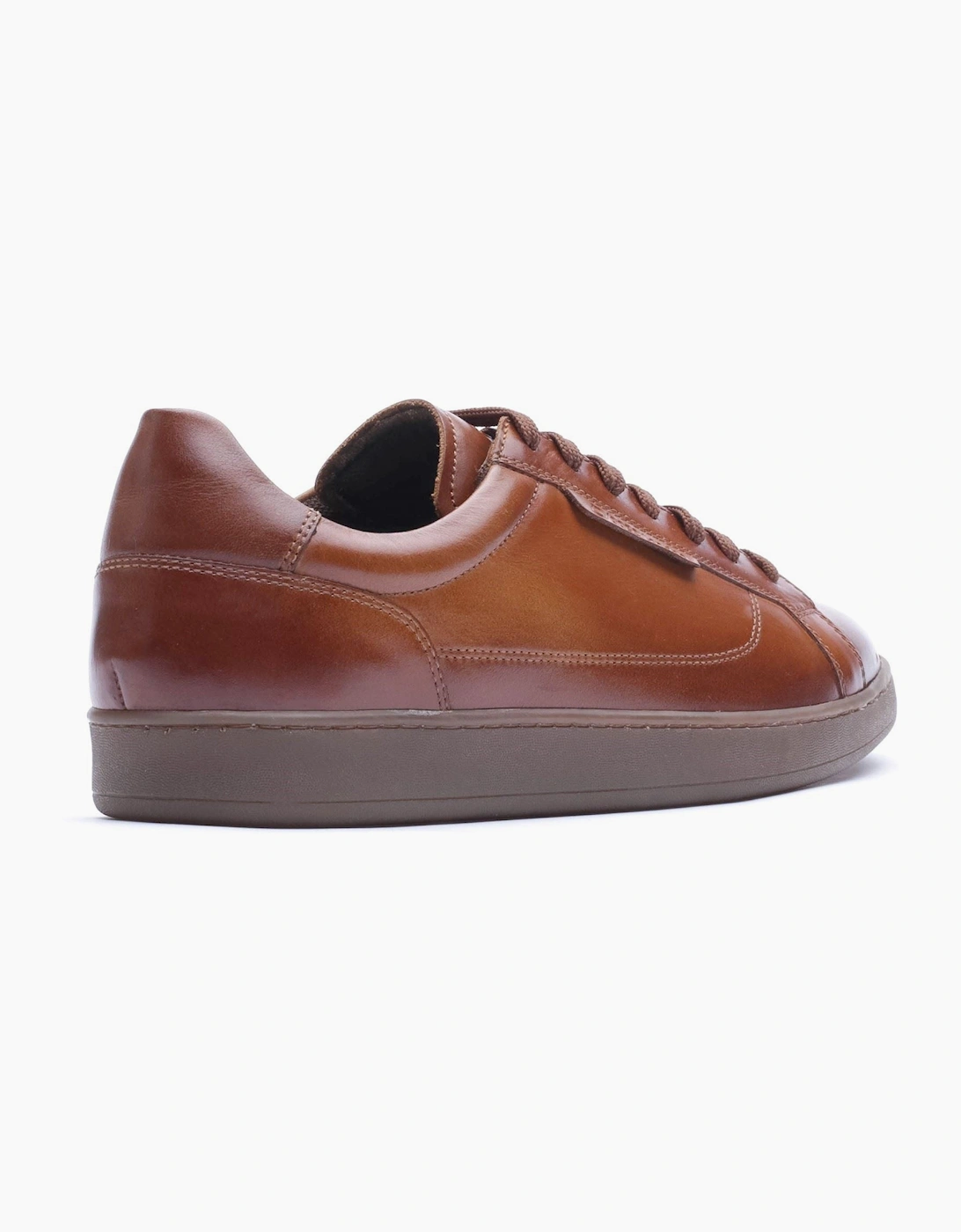 Base London Zammo Leather Men's TAN Trainers