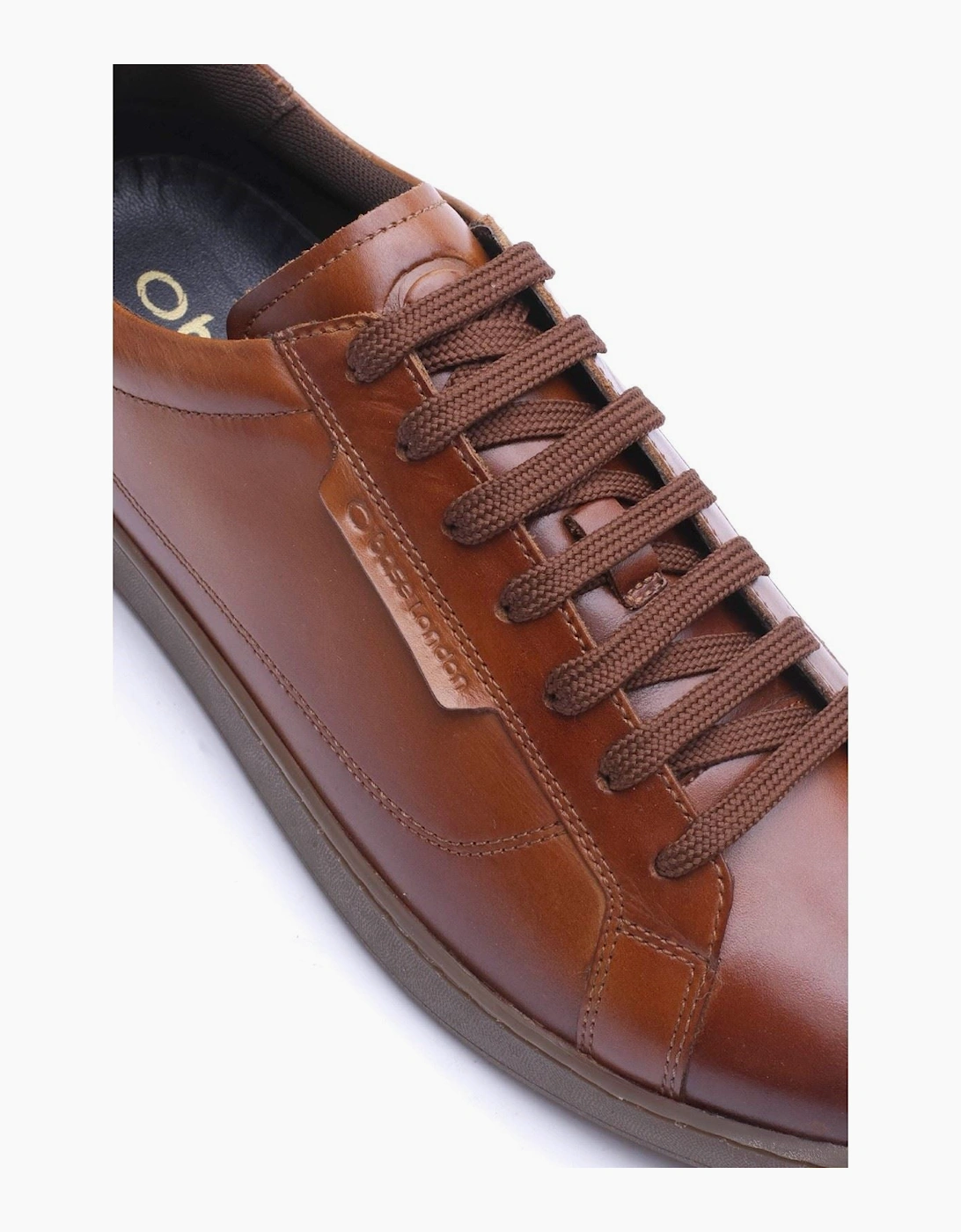 Base London Zammo Leather Men's TAN Trainers