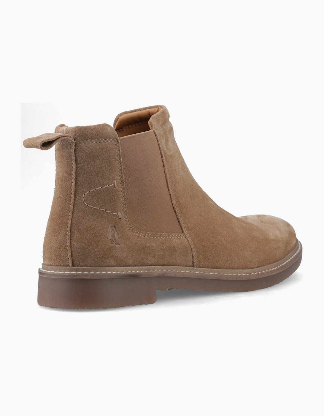 Hush Puppies Gareth Chelsea Leather Men's Taupe Boots
