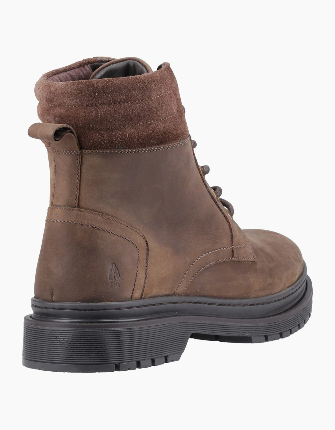 Hush Puppies Jarrod Leather Men's Brown Ankle Boots