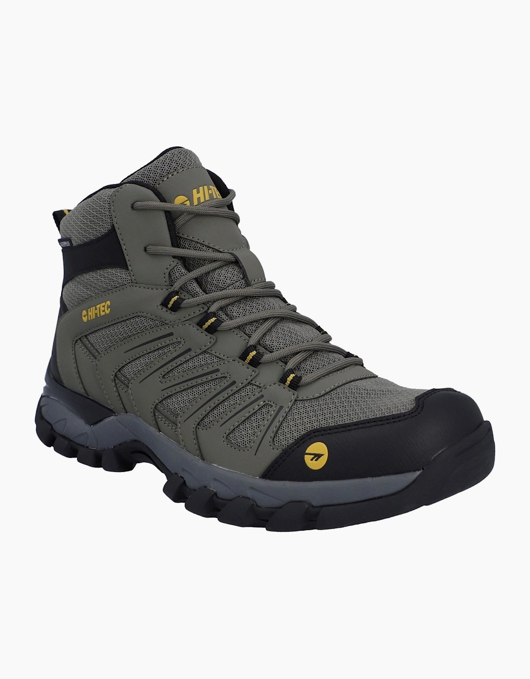 Hi-Tec Campana Mid Polyurethane Men's Dusty Olive/Honey Hiking Boots, 7 of 6