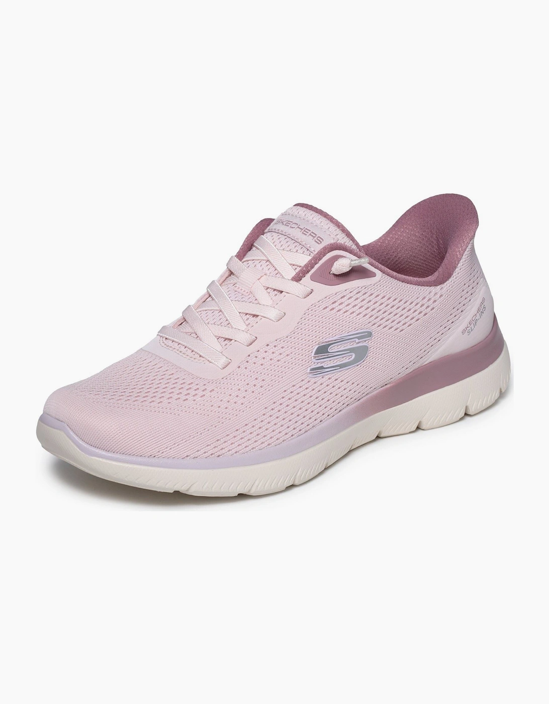 Skechers Summits Sweet Skies Women's Mauve Mesh/Pink Trim Trainers
